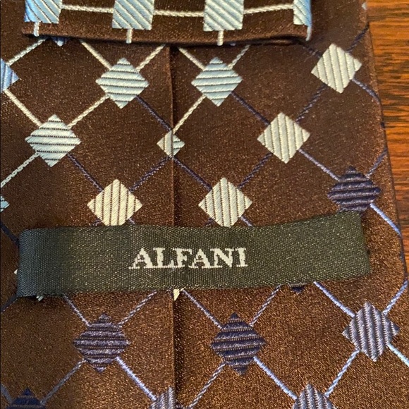 Alfani all silk tie - Picture 3 of 4